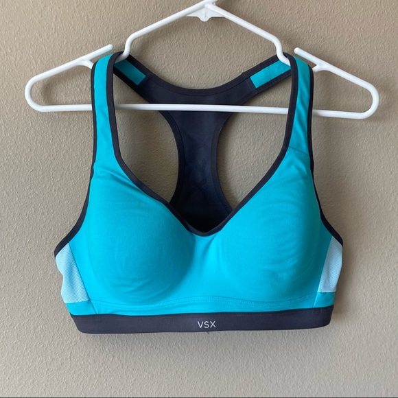 Victoria's Secret Other - Victoria’s secret vsx padded blue sports bra 36C